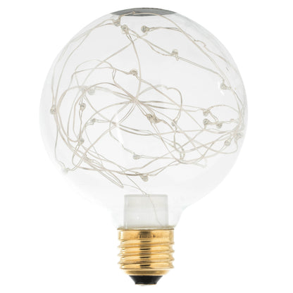 Vickerman 25Lt RGB Plastic G95 Fairy Lt Bulb E26 Brass Base 1Watt- 2 Pack