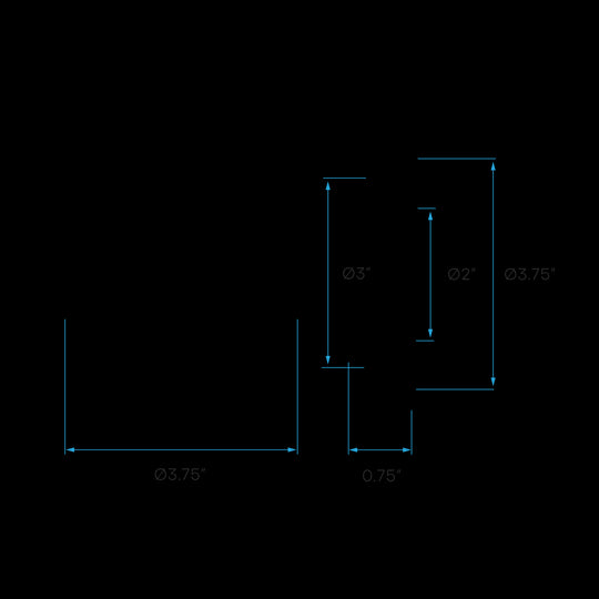 Luxrite LED 3" Mini Panel Round Smooth Canless Wafer Spotlight, 8W, 540 Lumens, Color Selectable - 2700K/3000K/3500K/4000K/5000K, 80 CRI, White Finish, Dimmable, Pack of 3 (LR23751)