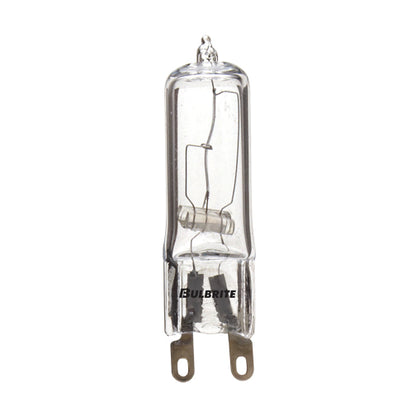 Bulbrite Q60G9CL 60 Watt Dimmable Halogen JC T4 Capsule Bulb, 120 Volt, Flat Pin G9 Base, Clear