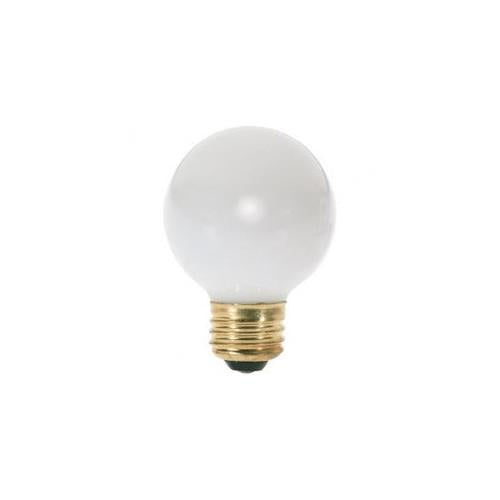 Bulbrite 25G16ECL 25 Watt Incandescent G16.5 Globe, Medium Base, Clear