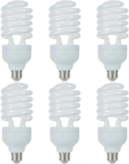 Sunlite 42 Watt High Wattage Spiral Medium Base Daylight (6 Pack)