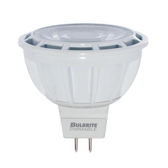 BULBRITE LED MR16 BI-PIN (GU5.3) 8.5W DIMMABLE LIGHT BULB 3000K/SOFT WHITE 50W HALOGEN EQUIVALENT 1PK (771316)