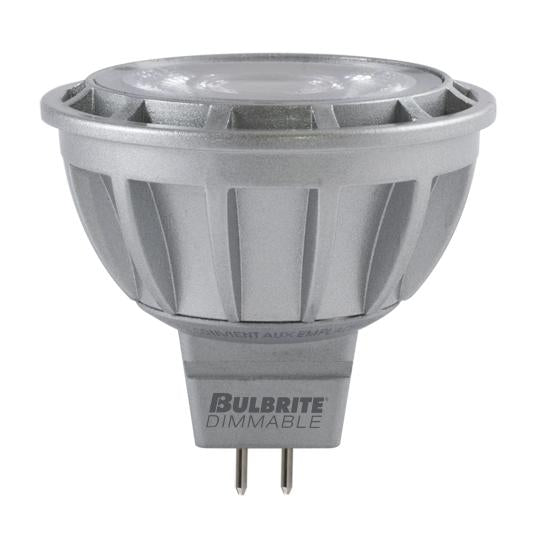BULBRITE LED MR16 BI-PIN (GU5.3) 8.5W DIMMABLE LIGHT BULB 3000K/SOFT WHITE 50W INCANDESCENT EQUIVALENT 1PK (771341)