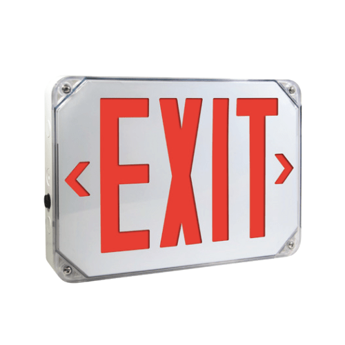 New York City Approved LED Exit Sign - Suitable for Wet Locations