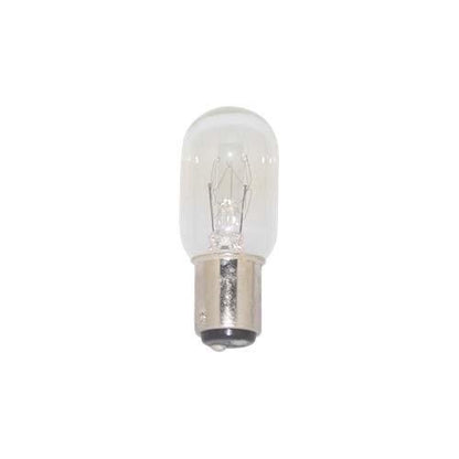 Bulbrite 15T7/DC 15 Watt Incandescent Amusment & Appliance T7 Bulb, Double Contact Bayonet Base, Clear