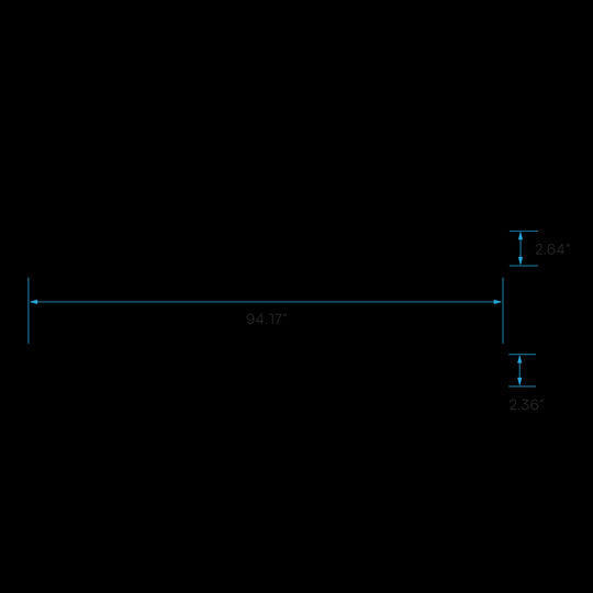 8' SLIM LINEAR WATTAGE SELECTABLE 3CCT