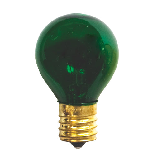 Bulbrite 10S11TG 10W Dimmable S11 Night Light Replacement Bulb, Intermediate Base, Transparent Green