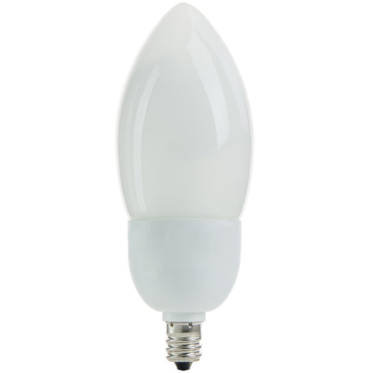 Sunlite SLC7/27K 7 Watt Torpedo Tip Lamp Candelabra (E12) Base Warm White