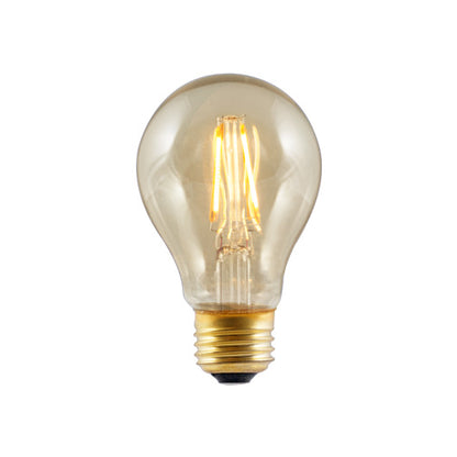 Bulbrite LED5A19/22K/FIL-NOS/2 4 Watt LED Nostaglic Filament A19 Bulb, Medium (E26)  Base, Antique Finish