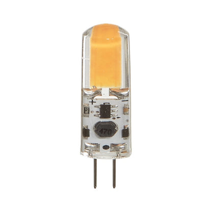 Luxrite G4 LED  Light Bulb, 1.5W, 200 Lumens, 12V, 2700K - Warm White, Clear Finish, 80 CRI (LR24630)