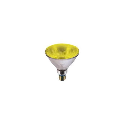 Bulbrite H90PAR38Y 90 Watt Dimmable Colored Light Halogen PAR38, Medium Base, Yellow