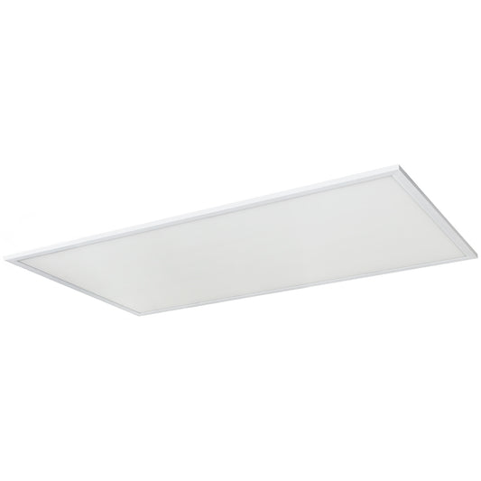 2x4 Foot LED White Backlit Panel Fixture, White Diffuser Lens, Power Tunable 30W/40W/50W, Color Tunable 35K/40K/50K, Dimmable, 80 CRI, UL Listed, For Commercial & Residential Use, 4 Pack