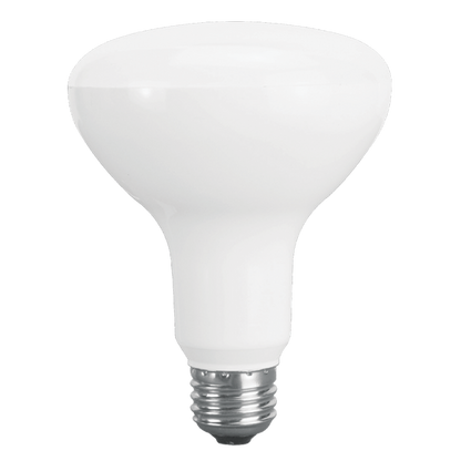 Luxrite LED BR30 Reflector Light Bulb, 9W, 650 Lumens, 5000K - Bright White, 80 CRI, Frosted White Finish, Dimmable, Pack of 7 (LR31854)
