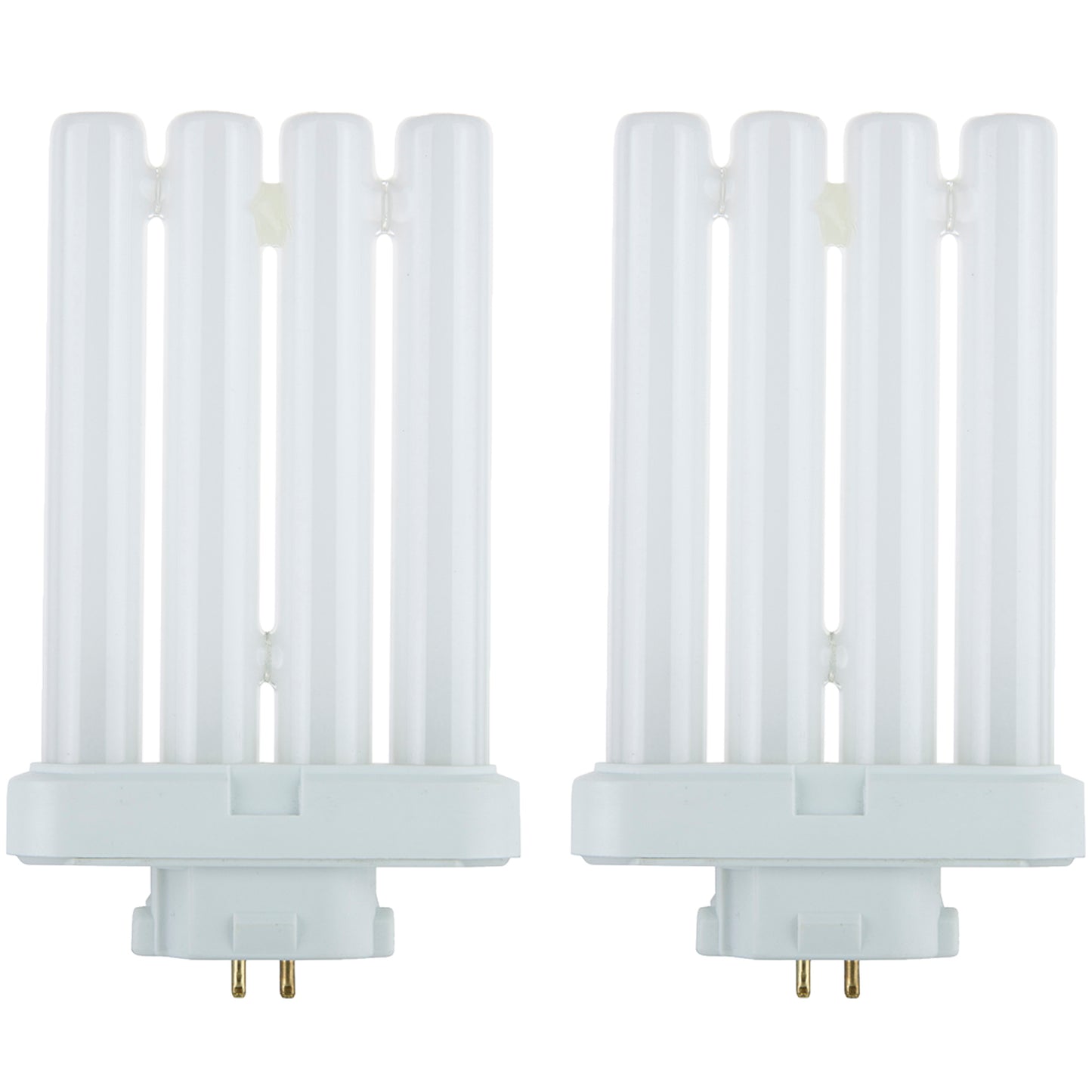 Sunlite 40531 FML27/65K/2PK Quad Tube Plug-In Compact Fluorescent Lamp, FML 4-Pin, 27 Watts, 1500 Lumens, 6500K Daylight, 4-Pin (GX10q4) Base, 120 Volts, 2 Pack