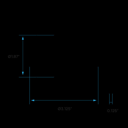 Luxrite 2" Regressed Interchangeable Canless Spotlight Round Trim Copper Finish, Pack of 5 (LR23431)