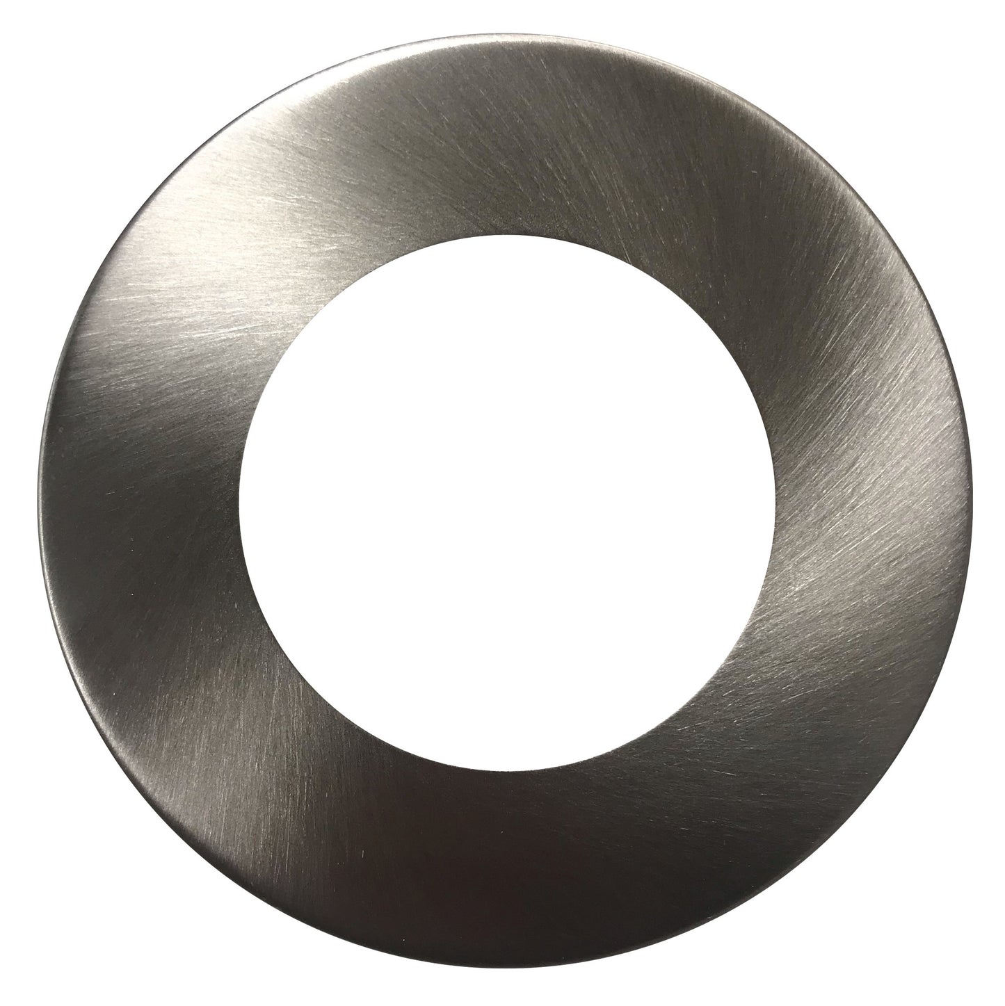 Luxrite 4" Universal Interchangeable Round Downlight Brushed Nickel Trim, Pack of 5  (LR24973)