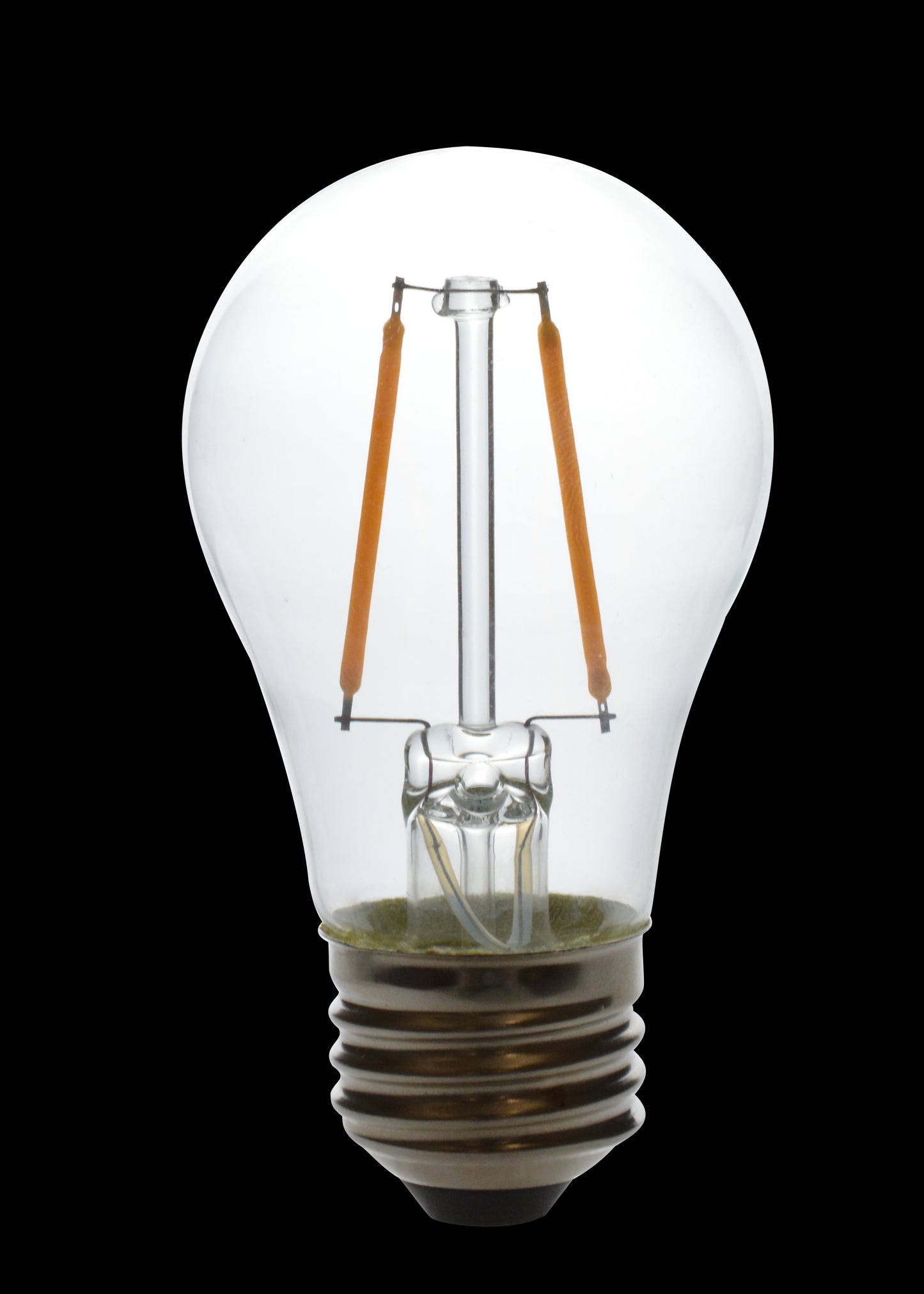 Luxrite LED A15 Filament Light Bulb, E26 Medium Base, 4W, 2700K - Warm White, 350 Lumens, 80 CRI, Clear Finish, Dimmable (LR21623)