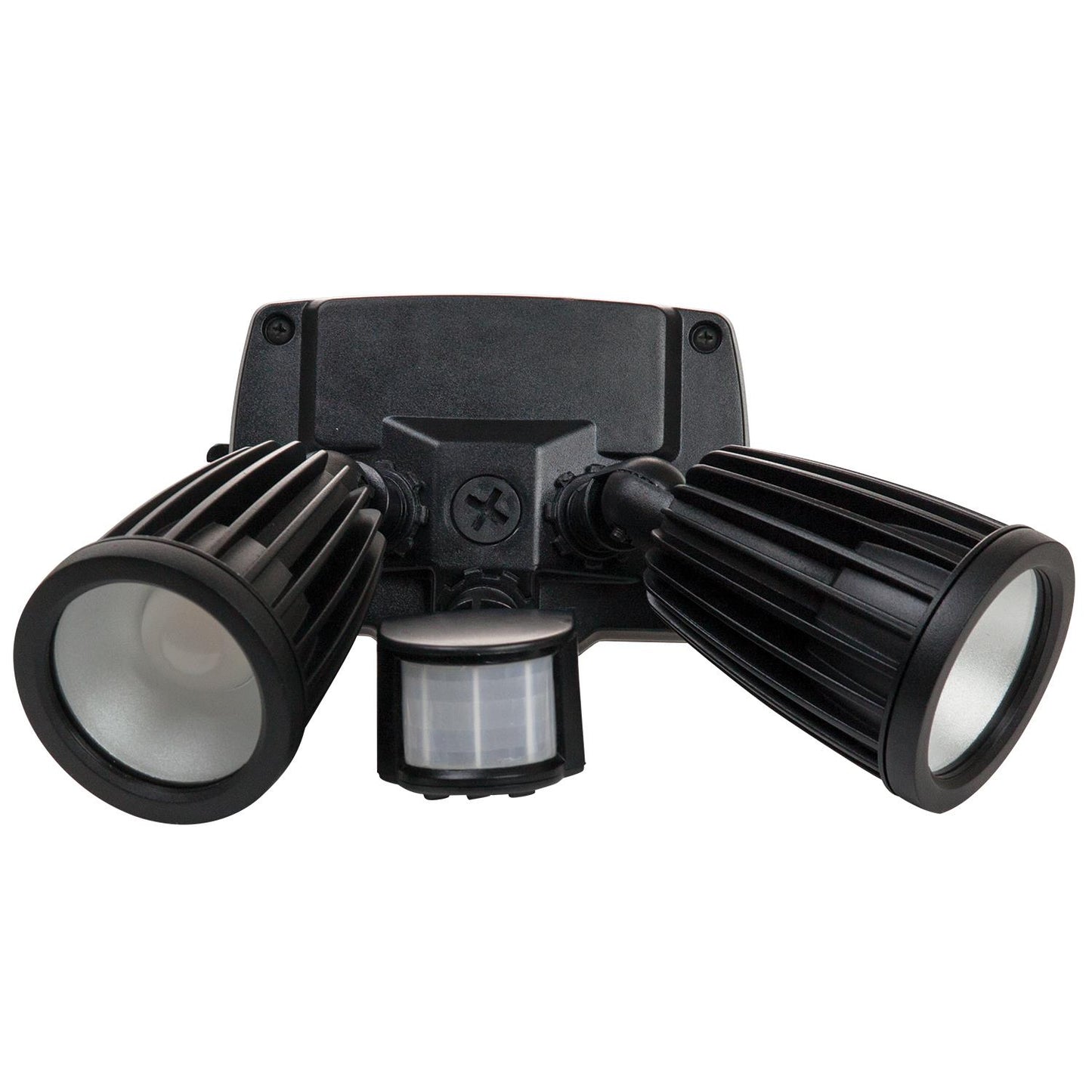 20 Watt 120 Volt LED Motion & Photo Sensors Fixture, Black Finish