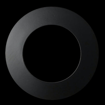 Luxrite 2" Regressed Interchangeable Canless Spotlight Round Trim Black Finish, Pack of 5 (LR23433)