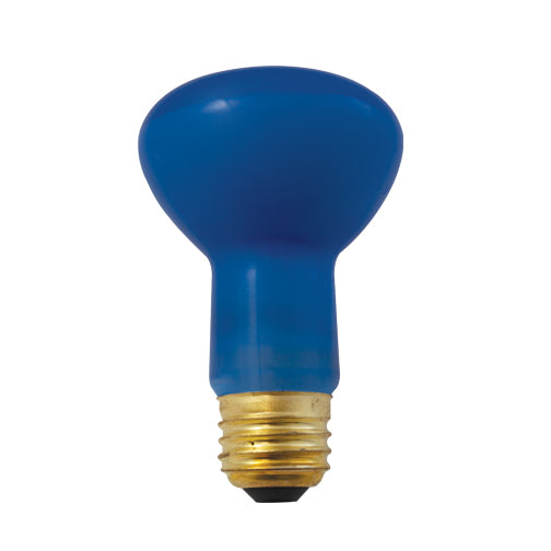 Bulbrite 50R20PG 50 Watt Incandescent Plant Grow R20 Reflector, Medium Base, Blue