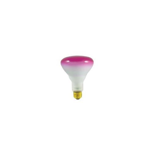 Bulbrite 75BR30P 75 Watt BR30 Reflector, Medium Base, Pink