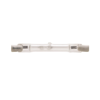 Bulbrite Q100T3FR/S 100 Watt Dimmable Halogen J-Type Torchiere T3 Bulb, Short (78mm), RSC Base, Frost