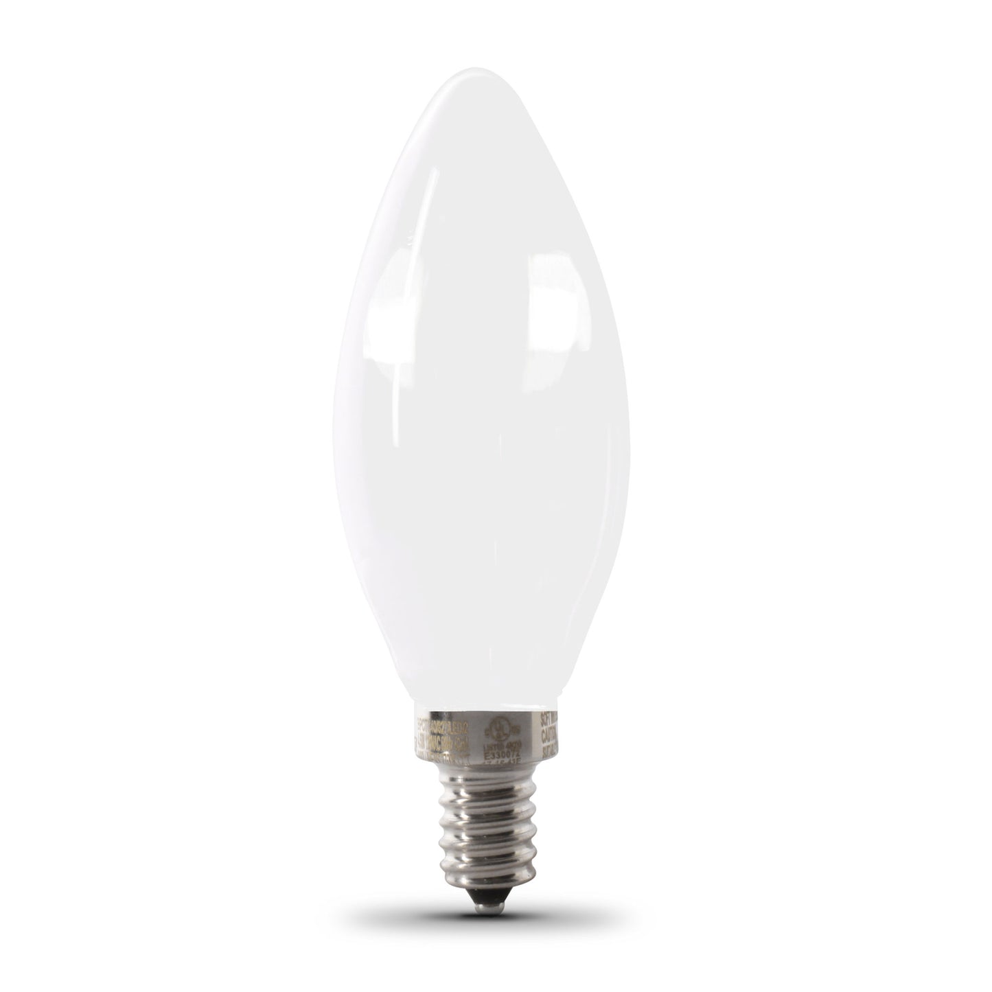 40-Watt Equivalent Soft White Frost Torpedo Tip Dimmable Filament LED