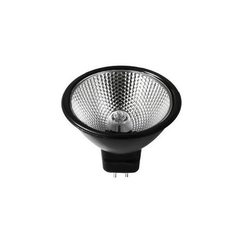 Bulbrite EXN/BLK 50 Watt Dimmable Halogen MR16 Bulb, Bi-Pin GU5.3 Base, Black