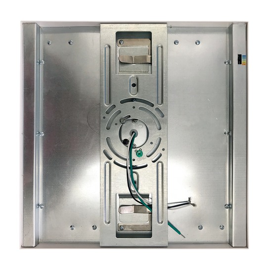 Luxrite LED 1X1 Surface Mount Panel, 18W, 1500 Lumens, Color Selectable - 2700K/3000K/3500K/4000K/5000K, White Finish, 80 CRI, Dimmable (LR24025)