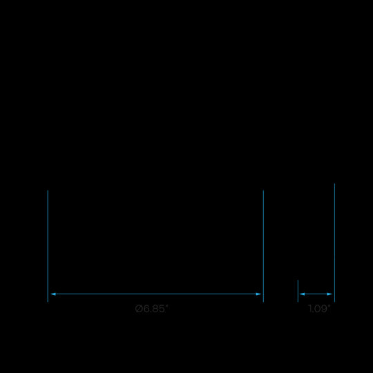 Luxrite LED 4" Surface Mount Round Disk with Passive Infrared Sensor, 10W, 600 Lumens, Color Selectable - 3000K/4000K/5000K, 80 CRI, White Finish, Dimmable, Pack of 2 (LR23832)