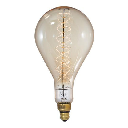 BULBRITE INCANDESCENT PS56 MEDIUM SCREW (E26) 60W DIMMABLE NOSTALGIC LIGHT BULB 2200K/AMBER 1PK (137101)