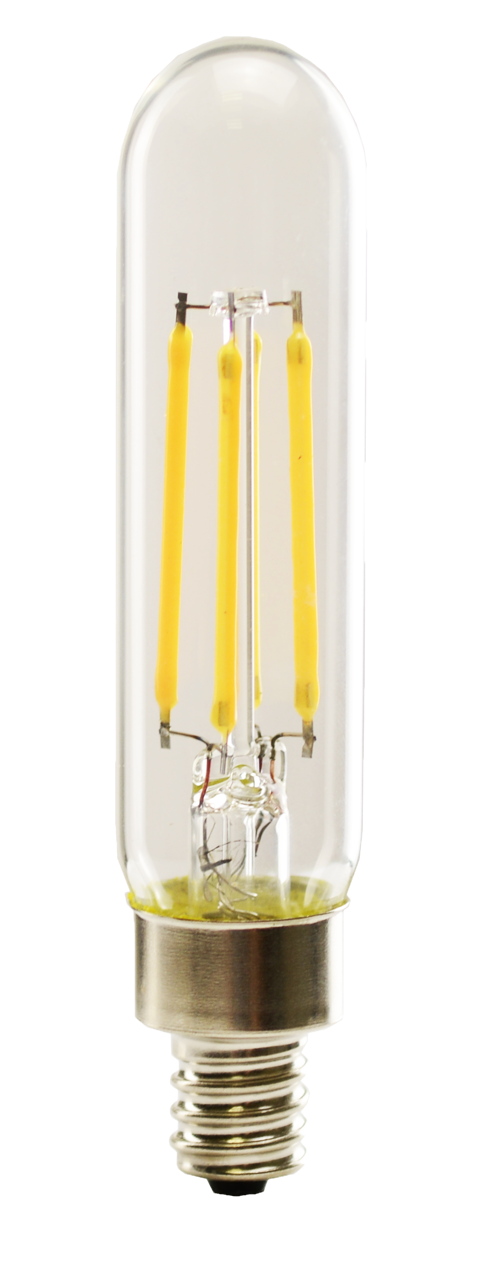 Luxrite LED T6.5 Tubular Light Bulb, E26 Medium Base, 5W, 2700K - Warm White, 80 CRI, Clear Finish, Dimmable, Pack of 7 (LR21622)