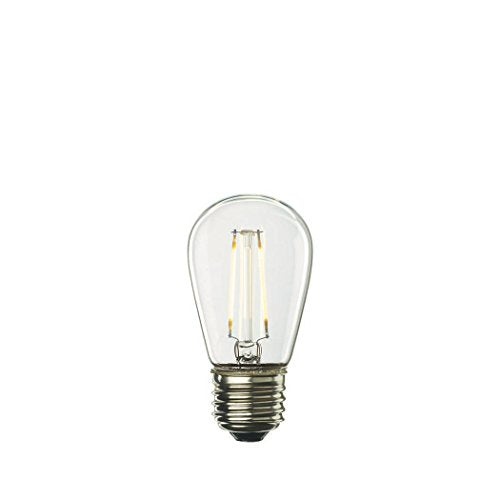 Bulbrite LED2S14/27K/FIL 2-Watt LED S14 Sign Bulb, 10W Equivalent, Medium Base, Warm White