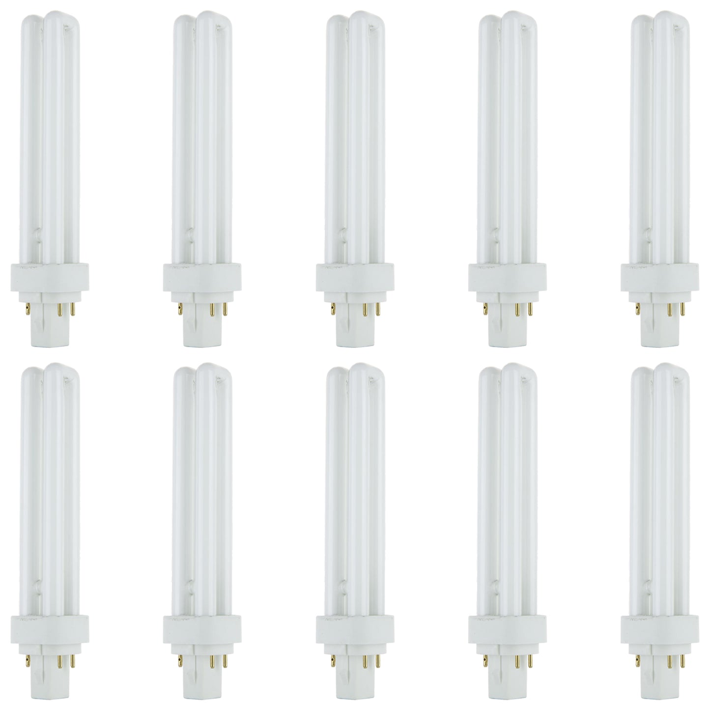 Sunlite 26 Watt PLD 4-Pin Double U-Shaped Twin Tube, G24Q-3 Base, Cool White