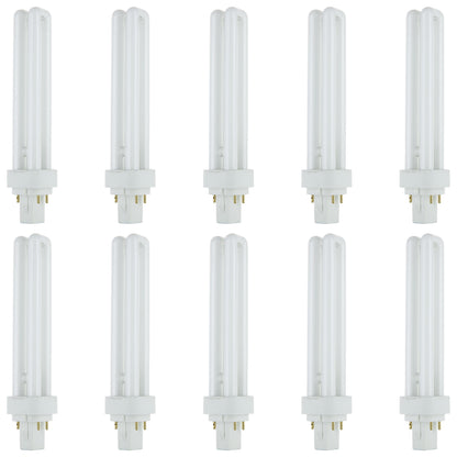 Sunlite 26 Watt PLD 4-Pin Double U-Shaped Twin Tube, G24Q-3 Base, Cool White