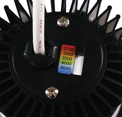 Luxrite LED Double Head Gimbal White Canless Spotlight, 24W, 1400 Lumens, Color Selectable - 2700K/3000K/3500K/4000K/5000K, 80 CRI, Dimmable (LR32183)