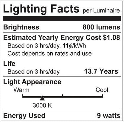 Luxrite LED Dusk To Dawn + PIR A19 Light Bulb, E26 Medium Base, 9W, 3000K - Soft White, 800 Lumens, 80 CRI, Frost Finish, Shatter Proof, With Motion Sensor, Pack of 5 (LR21481)