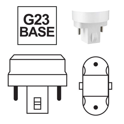 Sunlite 85426-SU LED PLV Ballast Bypass Bulb, G23 Base, 700 Lumens, 1 Pack, 40K - Cool White, Pack of 6