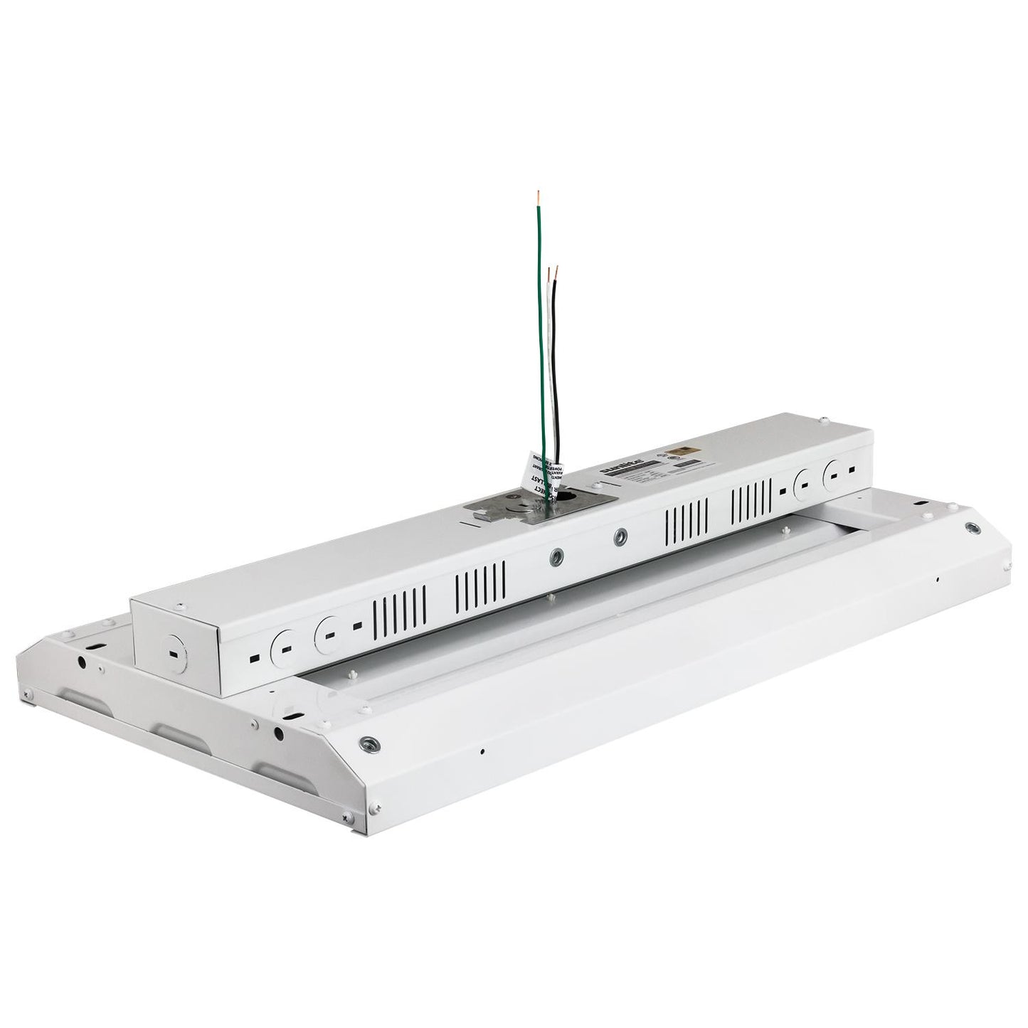 Sunlite 48" Linear LED High Bay Fixture, 265 Watts, 5000K - Super White, White Finish