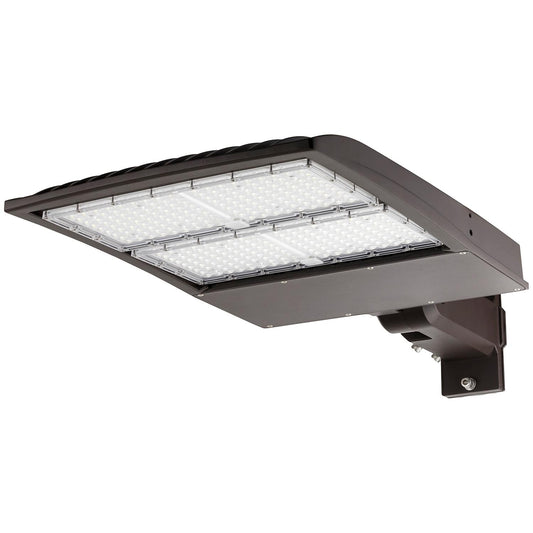 LFX/ALF/300W/MV/50K Sunlite Square LED Fixture, 5000K - Super White, Bronze Finish