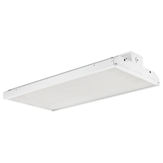 Sunlite 48" Rectangle LED High Bay Fixture, 5000K - Super White, White Finish