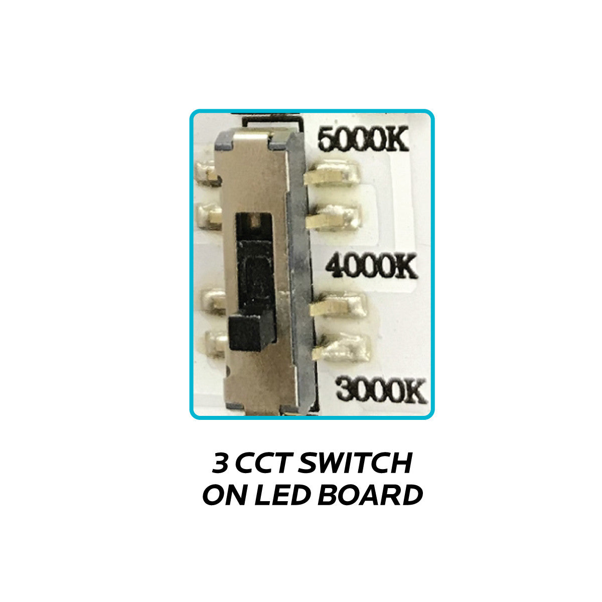 Luxrite Surface Mount LED48/VT/3CCT/UNV 3000K/4000K/5000K Cct Select