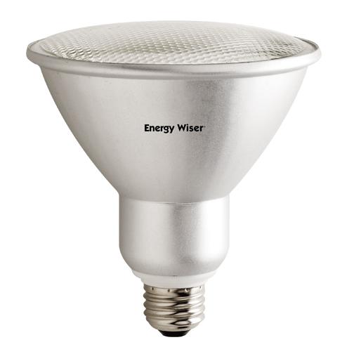 BULBRITE CFL PAR38 MEDIUM SCREW (E26) 23W NON-DIMMABLE LIGHT BULB 5000K/SOFT DAYLIGHT 90W HALOGEN EQUIVALENT 2PK (514513)