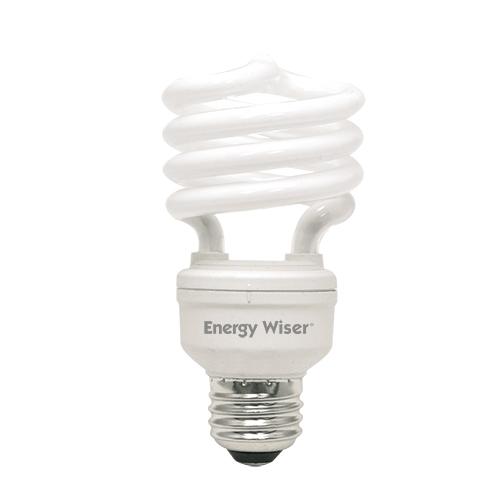 BULBRITE CFL T2 COIL MEDIUM SCREW (E26) 18W NON-DIMMABLE LIGHT BULB 2700K/WARM WHITE 75W INCANDESCENT EQUIVALENT 4PK (509019)