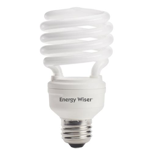 BULBRITE CFL T2 COIL MEDIUM SCREW (E26) 23W NON-DIMMABLE LIGHT BULB 5000K/SOFT DAYLIGHT 100W INCANDESCENT EQUIVALENT 4PK (509124)