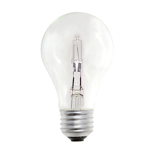 BULBRITE HALOGEN A19 MEDIUM SCREW (E26) 53W DIMMABLE LIGHT BULB 2900K/SOFT WHITE 75W INCANDESCENT EQUIVALENT 12PK (115052)