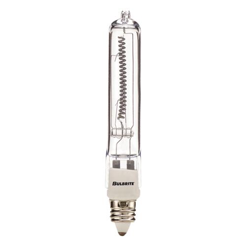 BULBRITE HALOGEN T4 MINI-CANDELABRA SCREW (E11) 500W DIMMABLE LIGHT BULB 2900K/SOFT WHITE 5PK (610500)