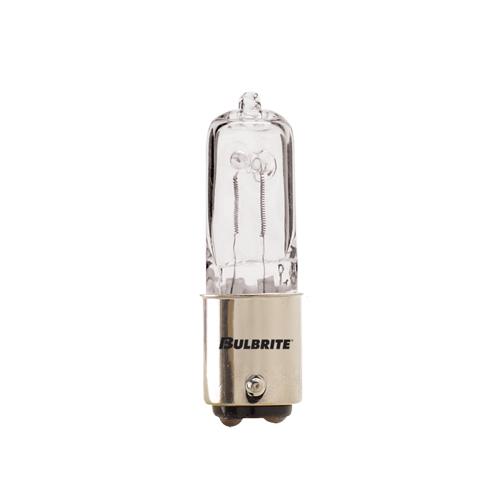 BULBRITE HALOGEN T4 DOUBLE-CONTACT BAYONET (BA15d) 75W DIMMABLE LIGHT BULB 2900K/SOFT WHITE 5PK (613076)