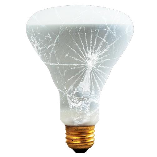 BULBRITE INCANDESCENT BR30 MEDIUM SCREW (E26) 65W DIMMABLE LIGHT BULB 2700K/WARM WHITE 6PK (280465)
