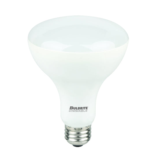 BULBRITE LED BR30 MEDIUM SCREW (E26) 9W DIMMABLE LIGHT BULB 2700K/WARM WHITE 65W INCANDESCENT EQUIVALENT 4PK (773350)